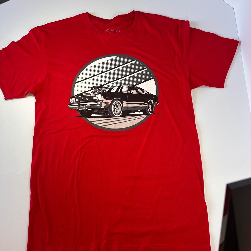 Tuner Crate Red Muscle‎ Car Graphic T-Shirt Automotive Design